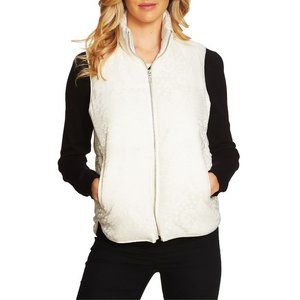 NWT Nordstrom Cece Cynthia Steffe Bonded Lace Vest